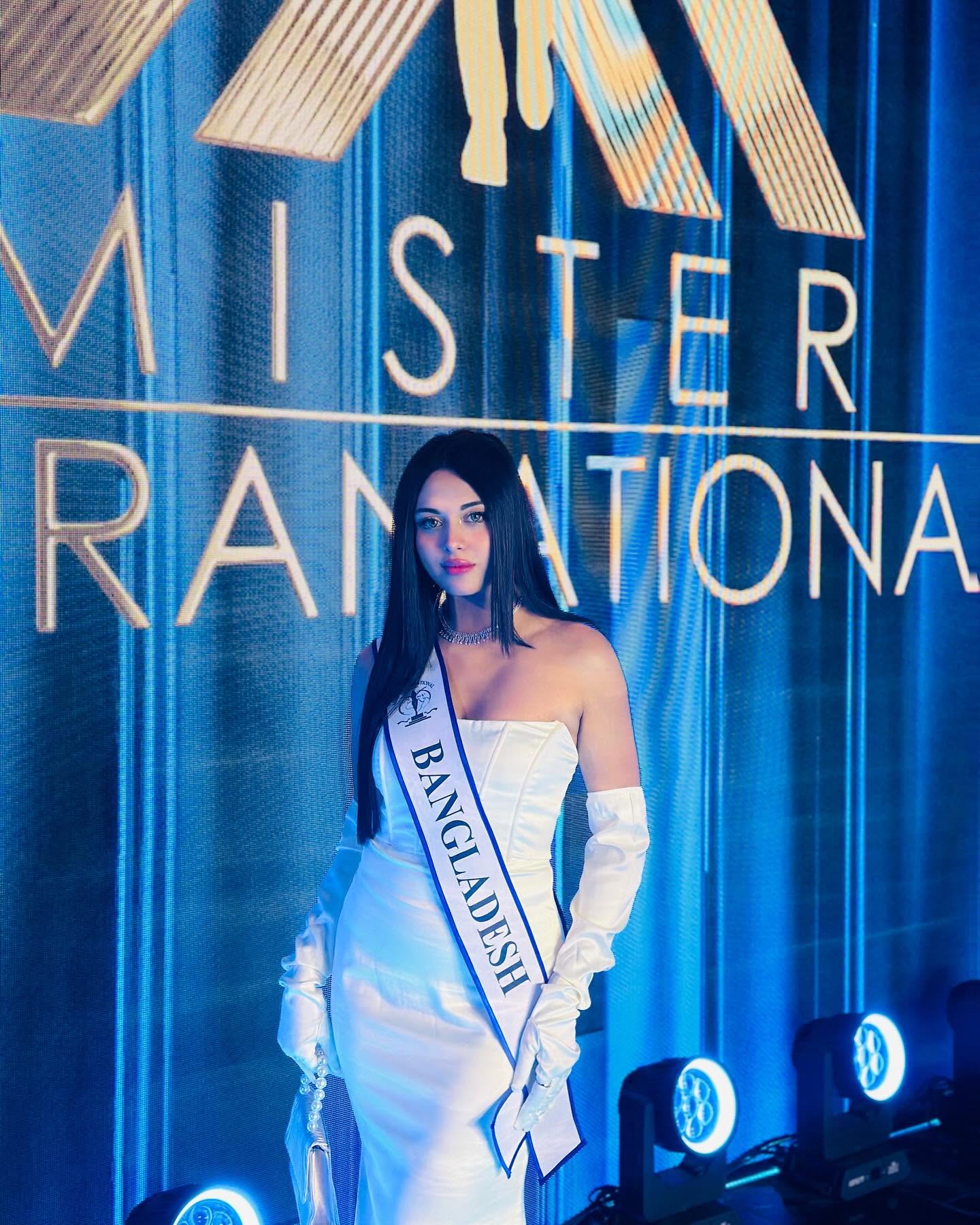 Founder on the international pageant stage representing Bangladesh